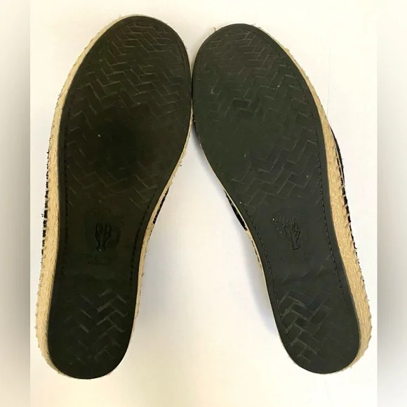 Women’s Cole Haan Pinch Maine Classics Grand OS Black Knit/Jute Espadrilles 8.5B - Picture 6 of 8